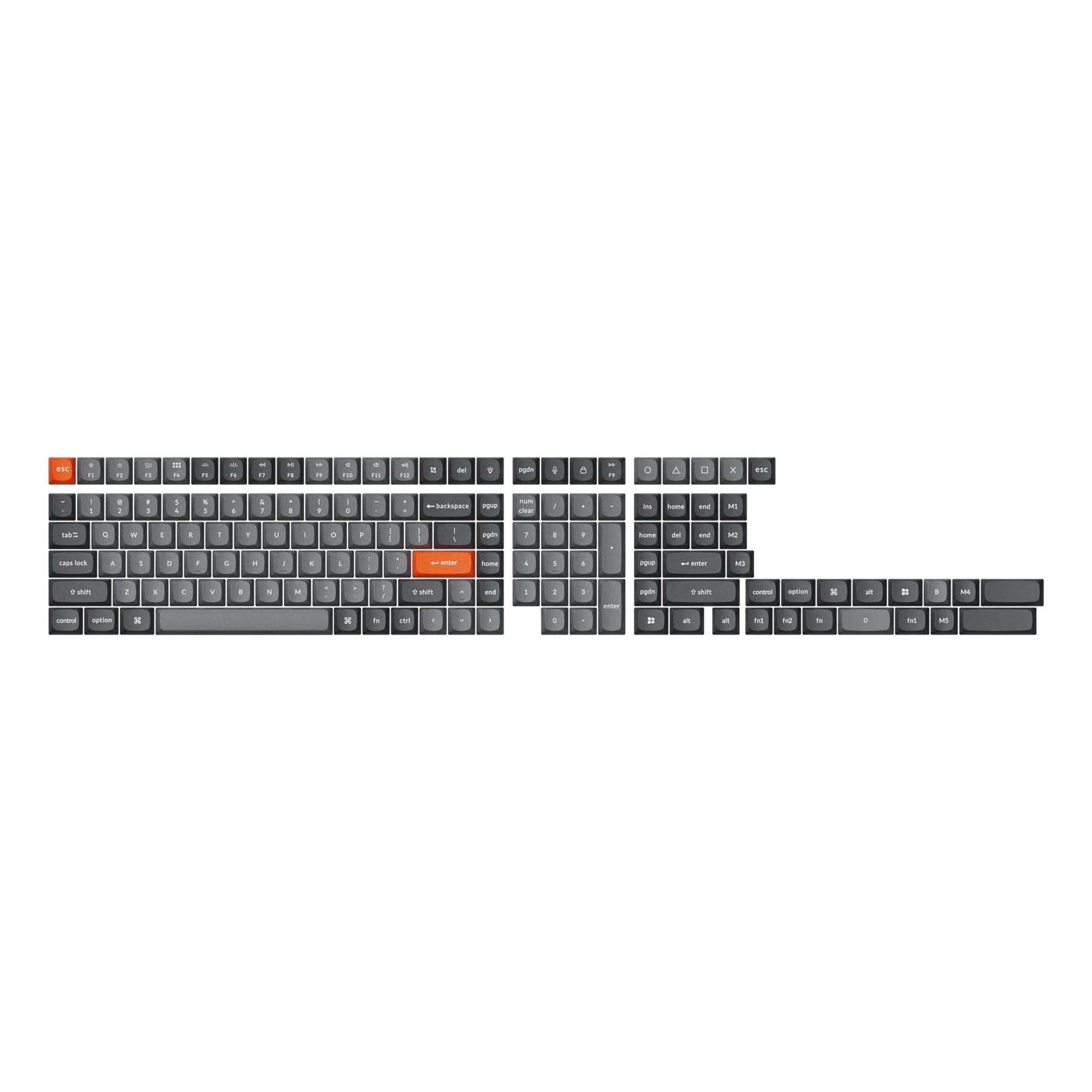 Double Shot PBT OSA Full Set Keycap Set - Image 4