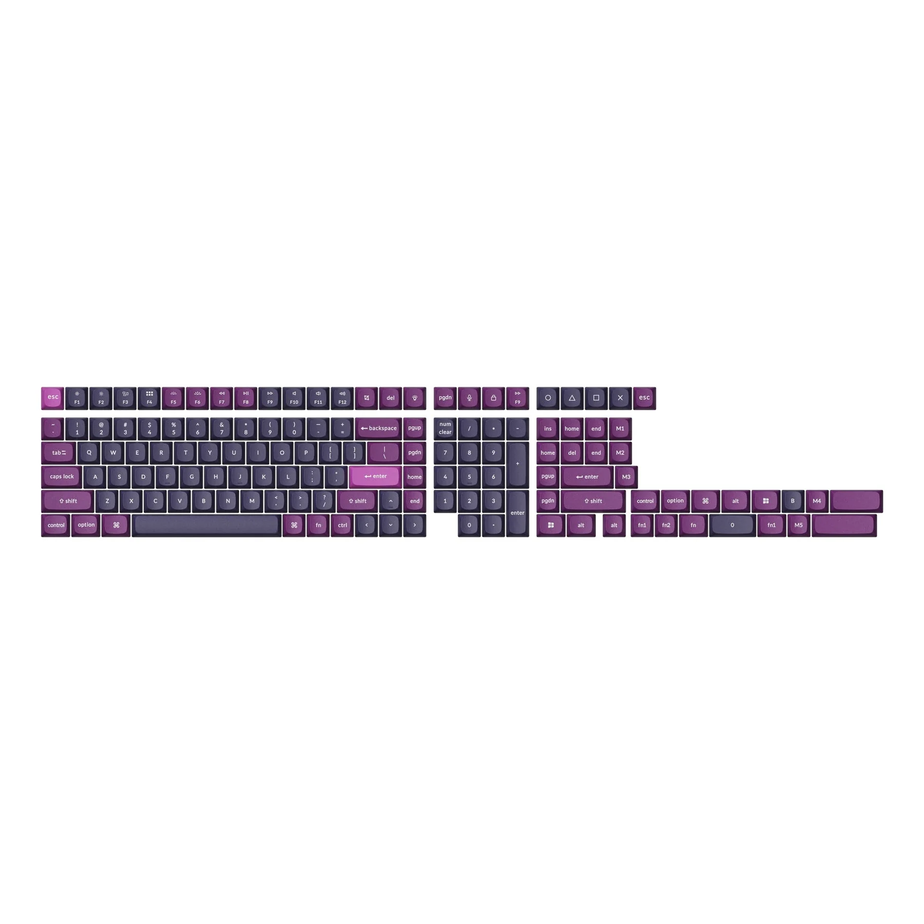 Double Shot PBT OSA Full Set Keycap Set - Image 6