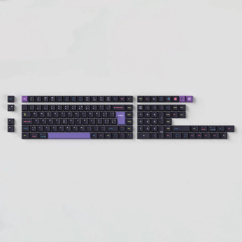 ISO Cherry Profile Dye-Sub PBT Full Set Keycap Set - Developer - Image 6