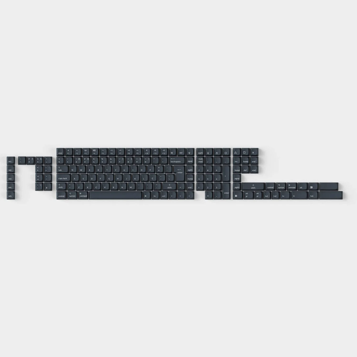ISO Shine-Through ABS OSA Full Set Keycap Set - Image 5
