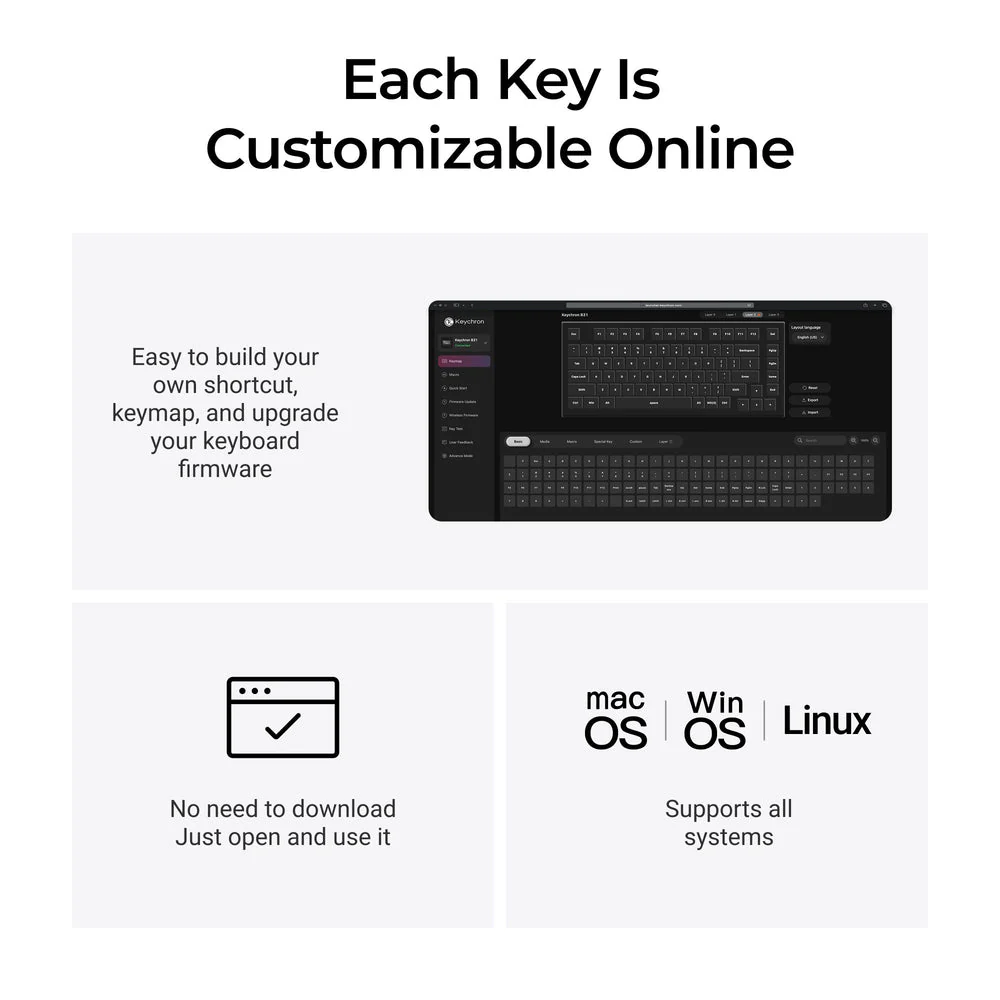 Keychron B31 Wireless Keyboard (US ANSI Layout) - Image 5