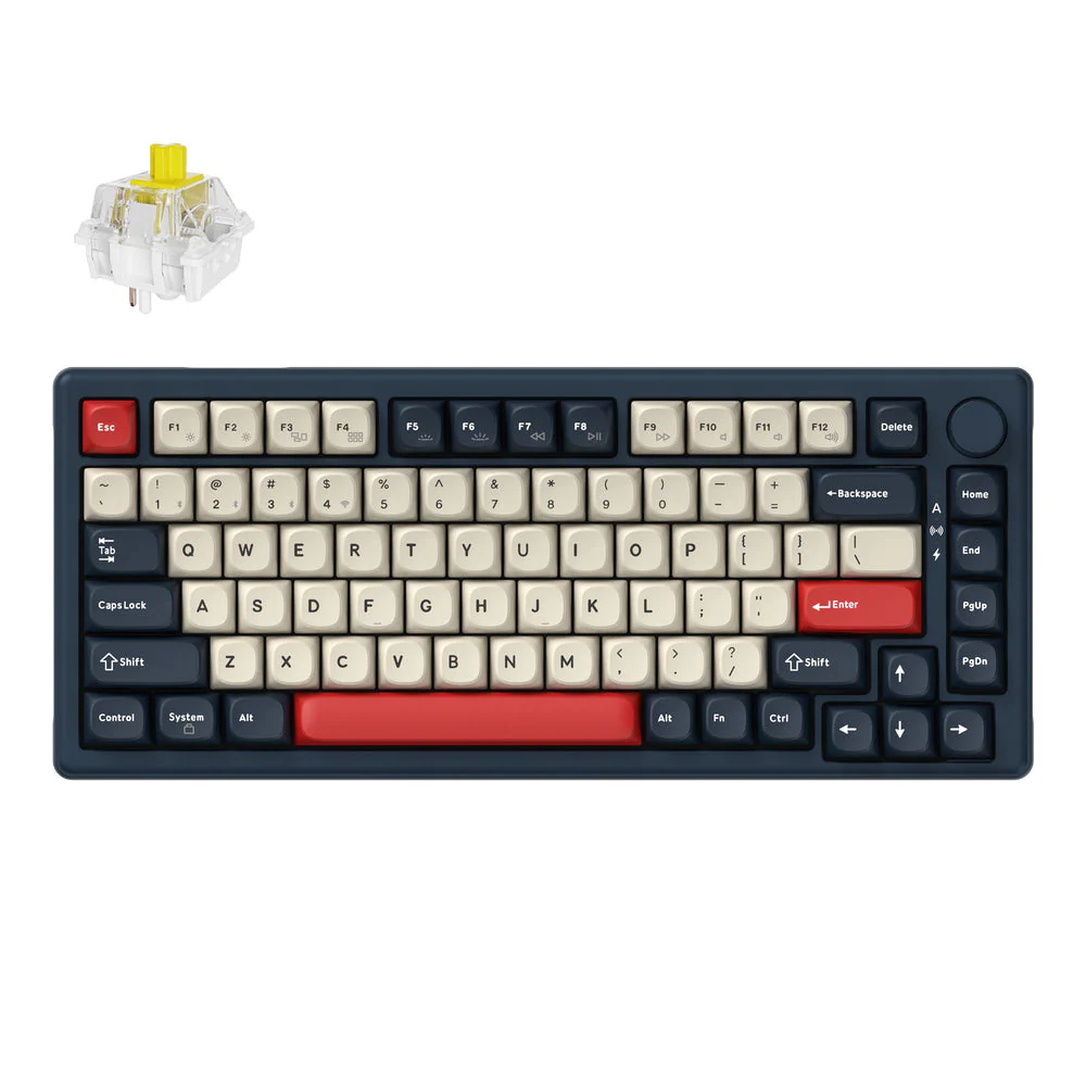Keychron J2 QMK Wireless Mechanical Keyboard (US ANSI Layout) - Image 9
