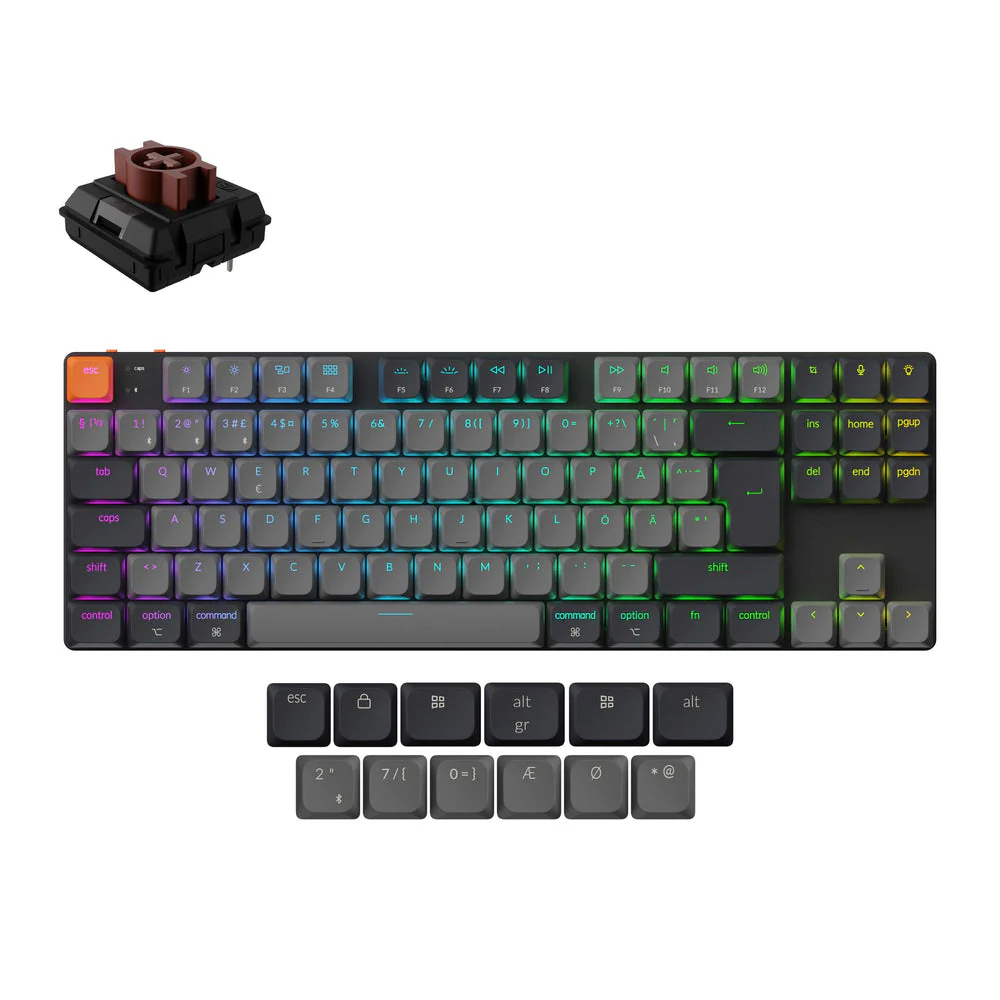 Keychron K1 QMK Wireless Mechanical Keyboard (ISO Layout) - Version 6 - Image 11