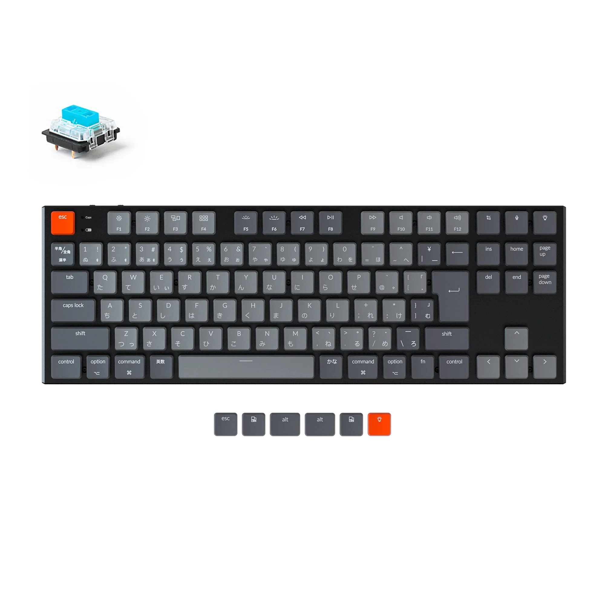 Keychron K1 Wireless Mechanical Keyboard (Japan JIS Layout) - Version 4 - Image 2