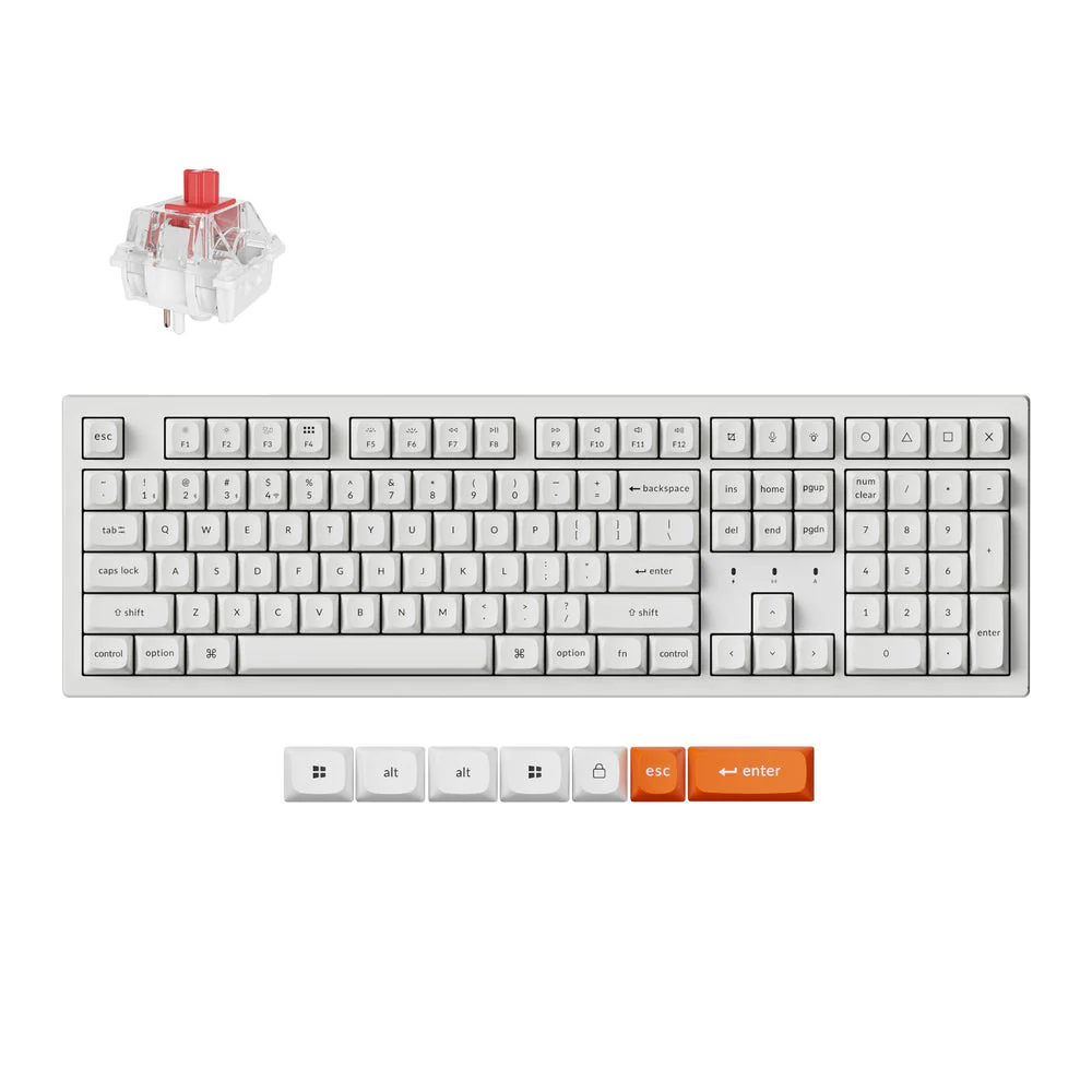 Keychron K10 Max QMK Wireless Mechanical Keyboard (US ANSI Layout) - Image 9