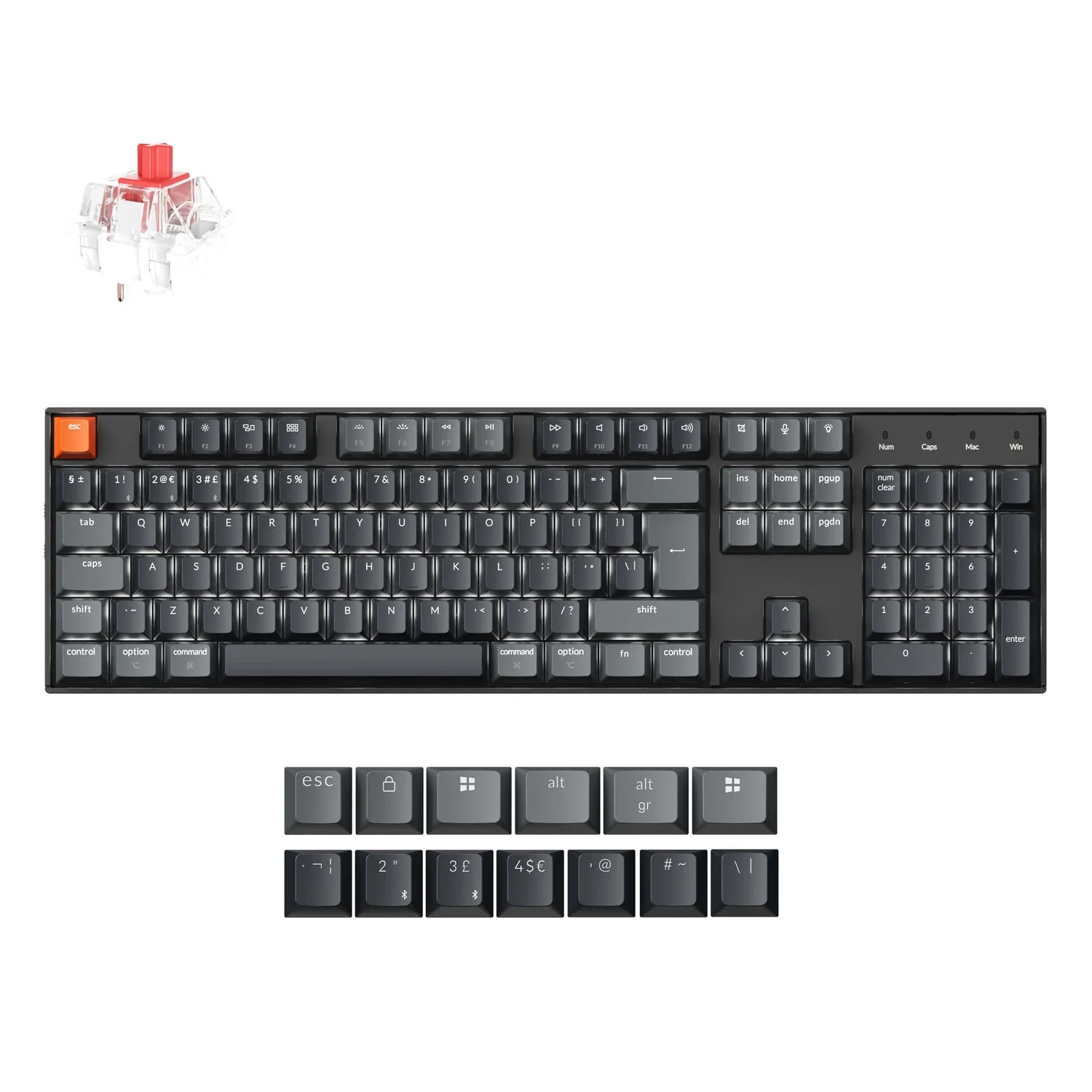 Keychron K10 QMK Wireless Mechanical Keyboard (ISO Layout) - Version 2 - Image 20