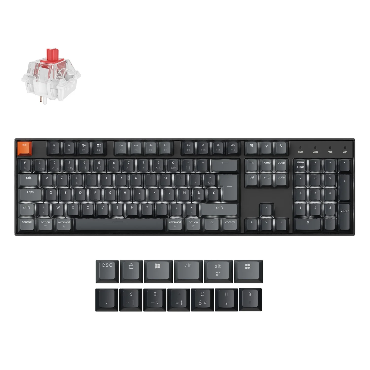 Keychron K10 QMK Wireless Mechanical Keyboard (ISO Layout) - Version 2 - Image 28