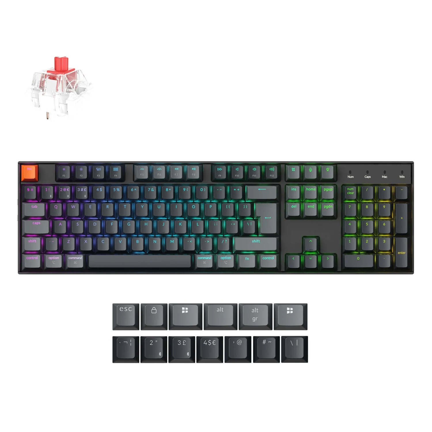 Keychron K10 QMK Wireless Mechanical Keyboard (ISO Layout) - Version 2 - Image 31