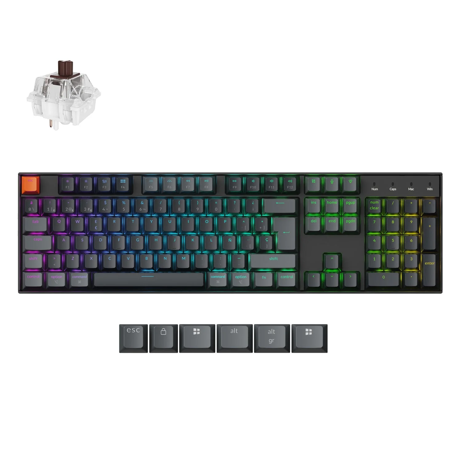 Keychron K10 QMK Wireless Mechanical Keyboard (ISO Layout) - Version 2 - Image 38