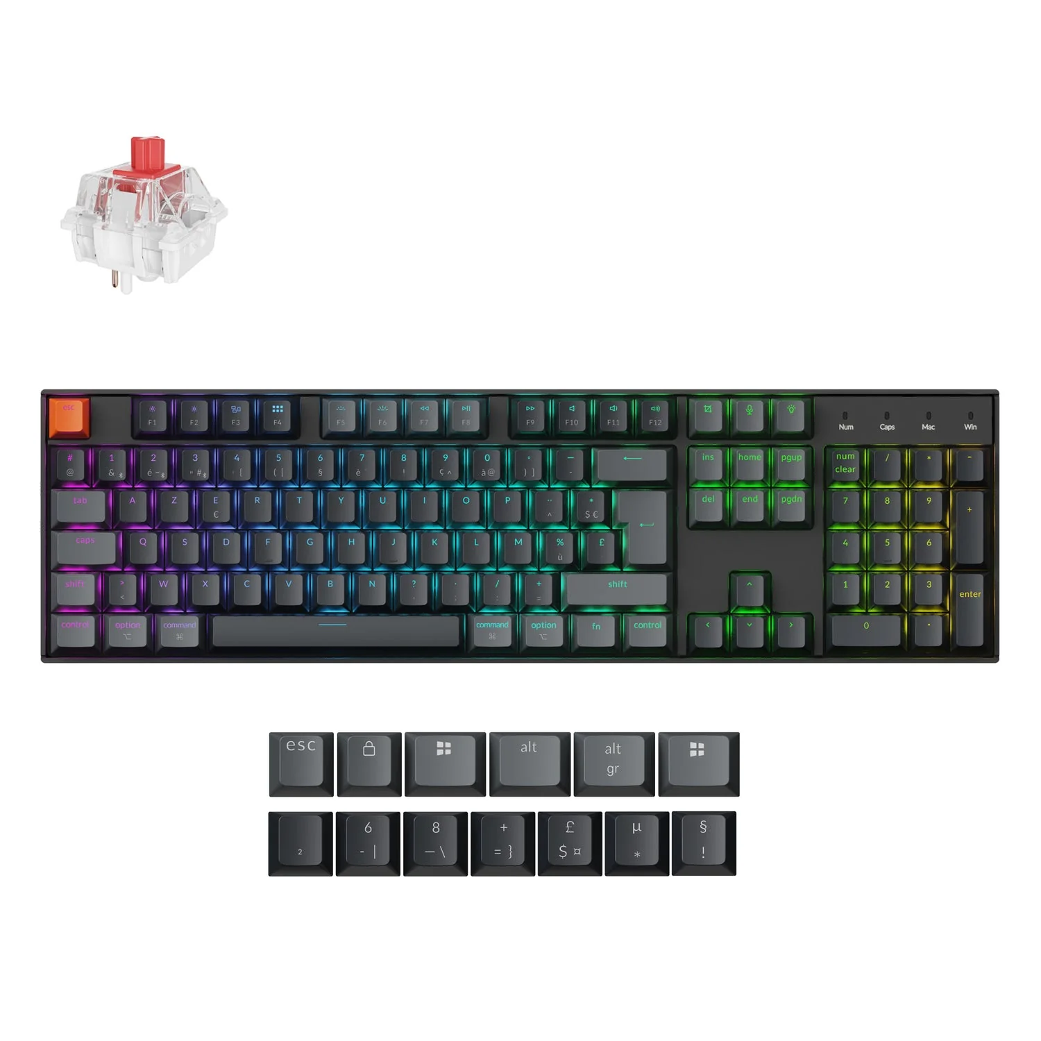 Keychron K10 QMK Wireless Mechanical Keyboard (ISO Layout) - Version 2 - Image 40