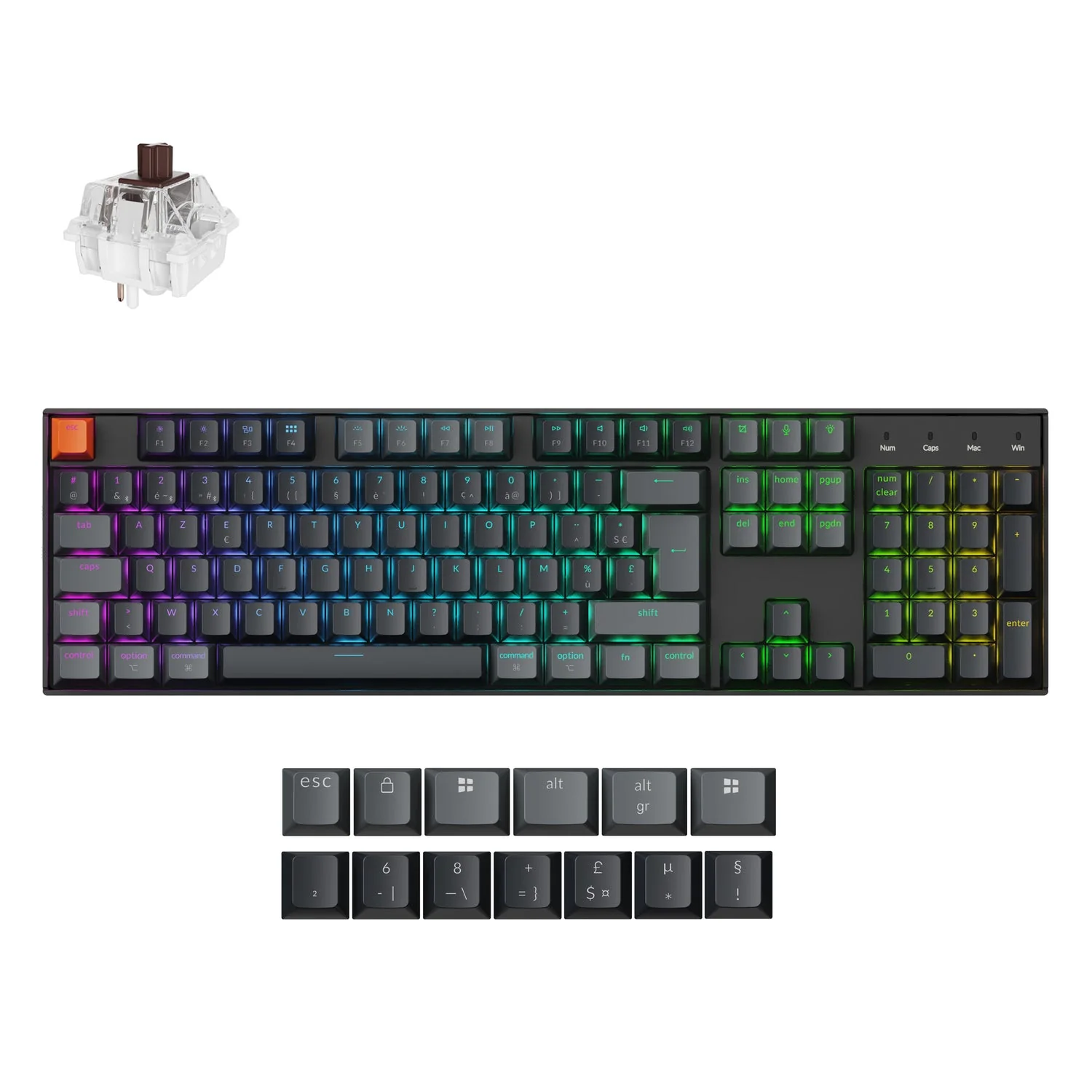 Keychron K10 QMK Wireless Mechanical Keyboard (ISO Layout) - Version 2 - Image 41