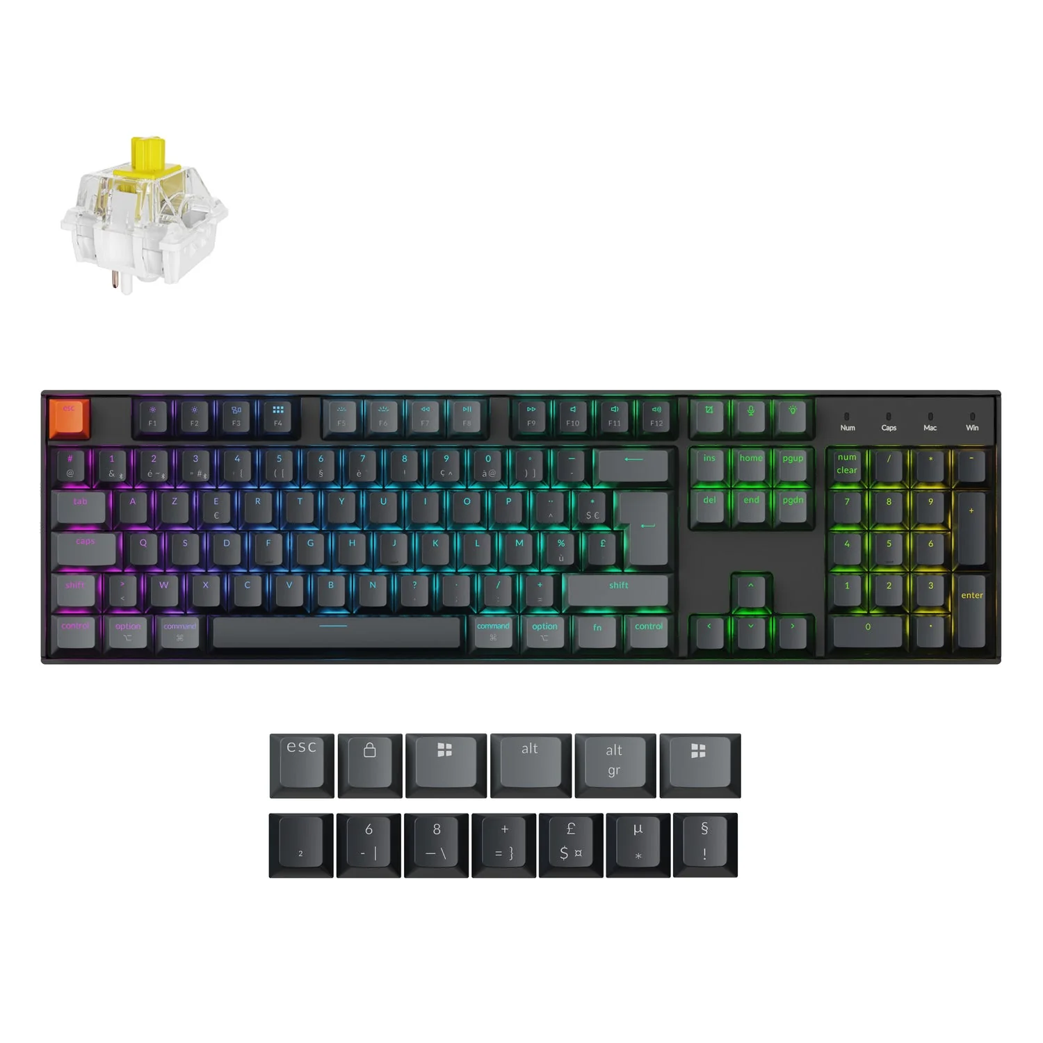 Keychron K10 QMK Wireless Mechanical Keyboard (ISO Layout) - Version 2 - Image 42