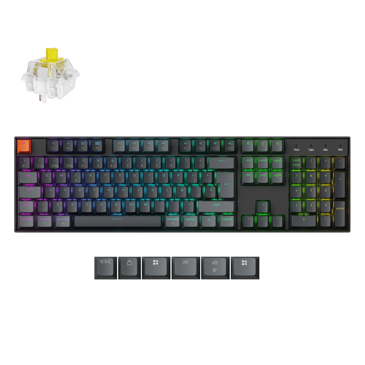 Keychron K10 QMK Wireless Mechanical Keyboard (ISO Layout) - Version 2 - Image 43