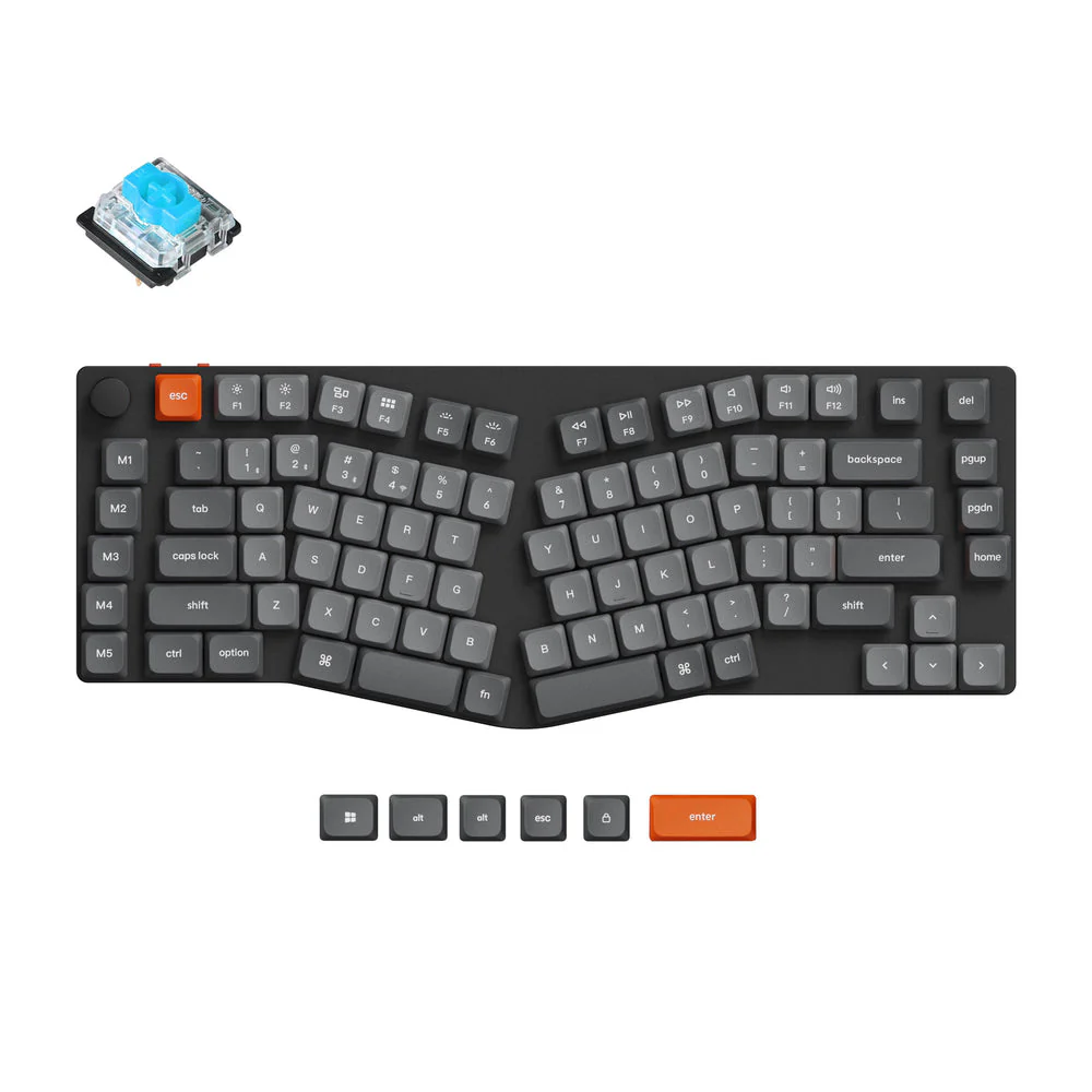 Keychron K15 Max (Alice Layout) QMK Wireless Custom Mechanical Keyboard (US ANSI Layout) - Image 2
