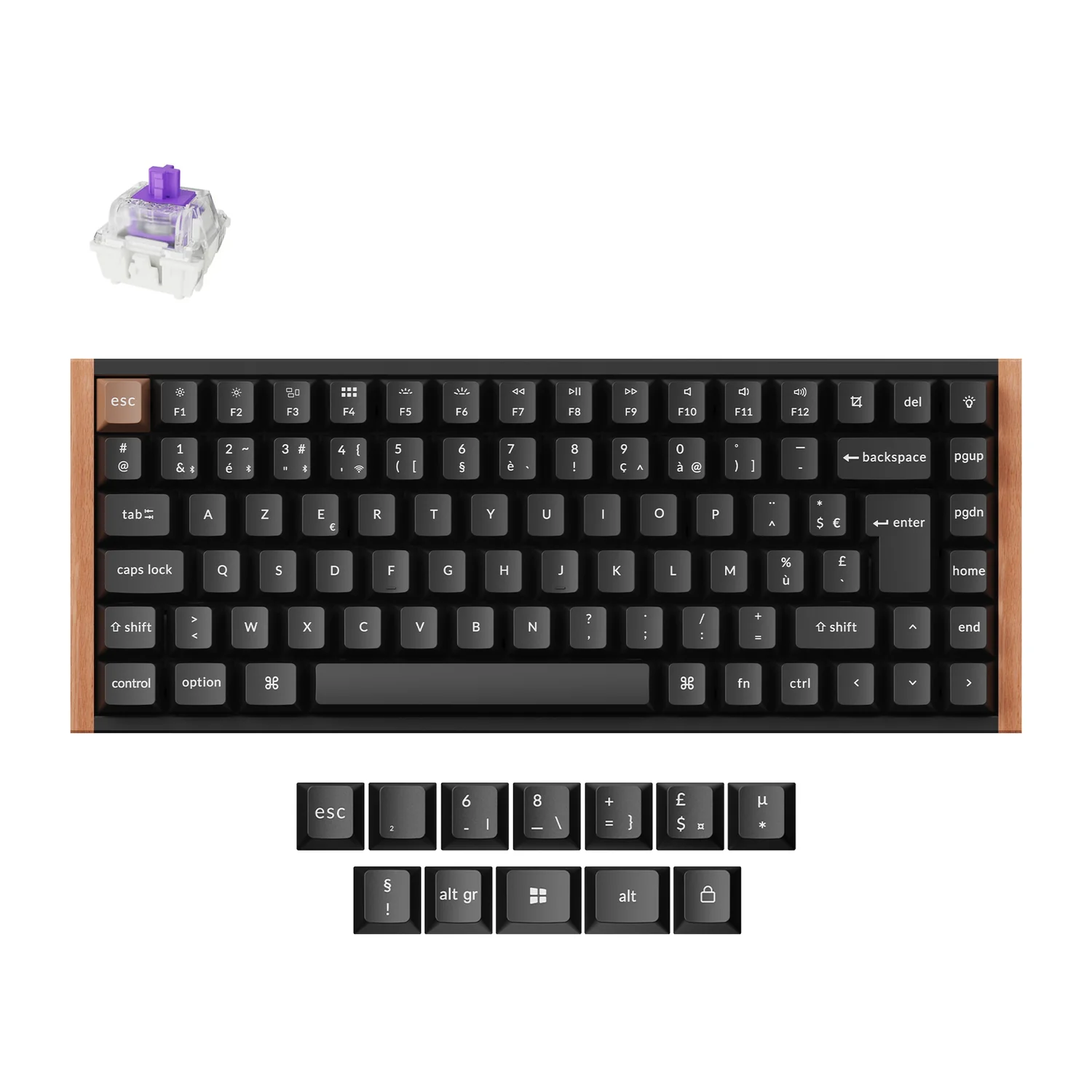 Keychron K2 HE Wireless Magnetic Switch Custom Keyboard ISO Layout Collection - Image 10