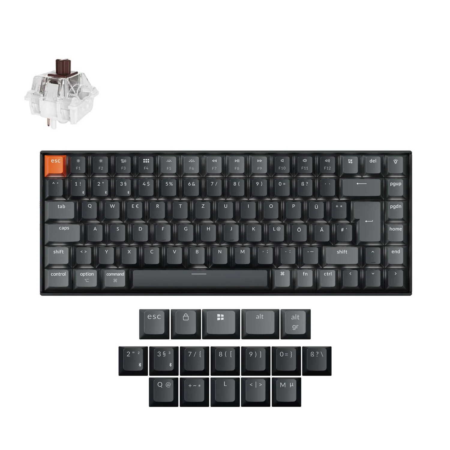 Keychron K2 QMK Wireless Mechanical Keyboard (ISO Layout) - Version 3 - Image 28