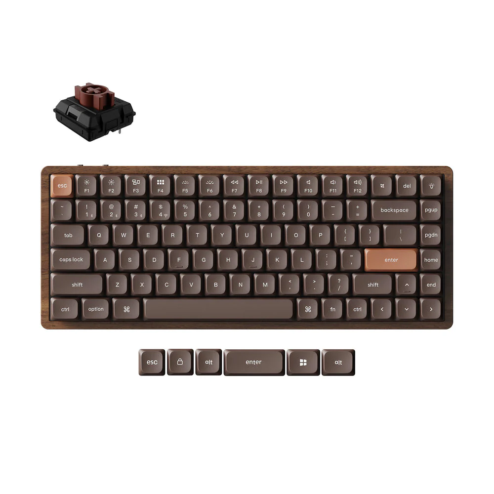 Keychron K3 Max QMK Wireless Custom Mechanical Keyboard - All Wood Special Edition (US ANSI Layout) - Image 8