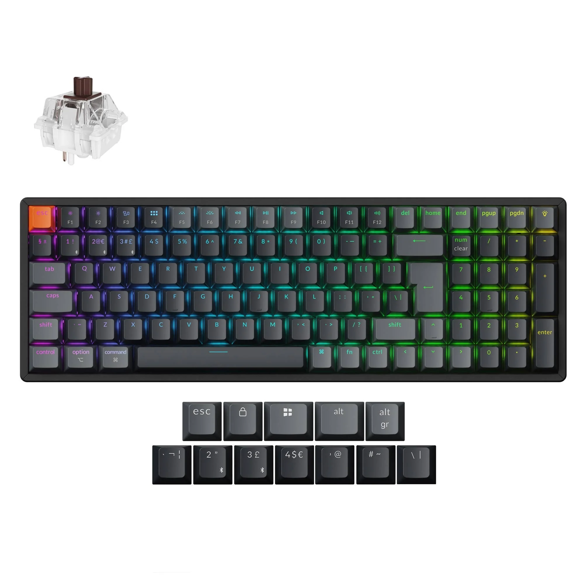 Keychron K4 QMK Wireless Mechanical Keyboard (ISO Layout) - Version 3 - Image 11