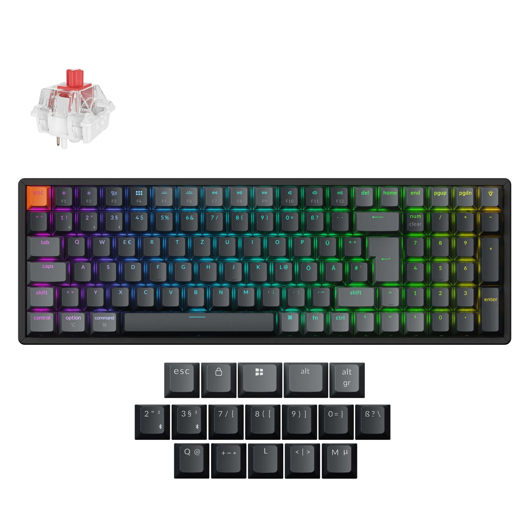 Keychron K4 QMK Wireless Mechanical Keyboard (ISO Layout) - Version 3 - Image 3