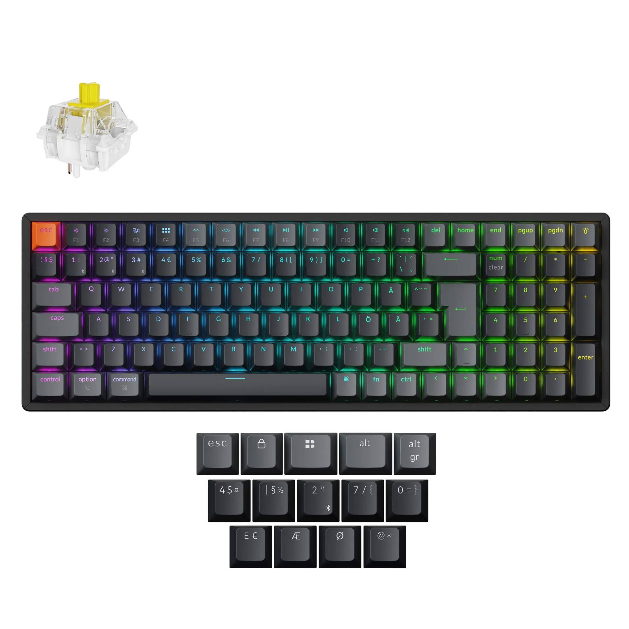 Keychron K4 QMK Wireless Mechanical Keyboard (ISO Layout) - Version 3 - Image 4