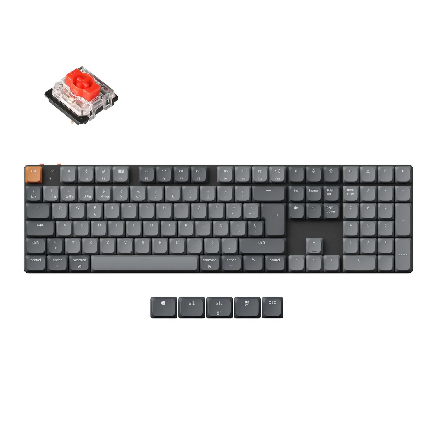 Keychron K5 Max QMK Wireless Custom Mechanical Keyboard ISO Layout Collection - Image 20