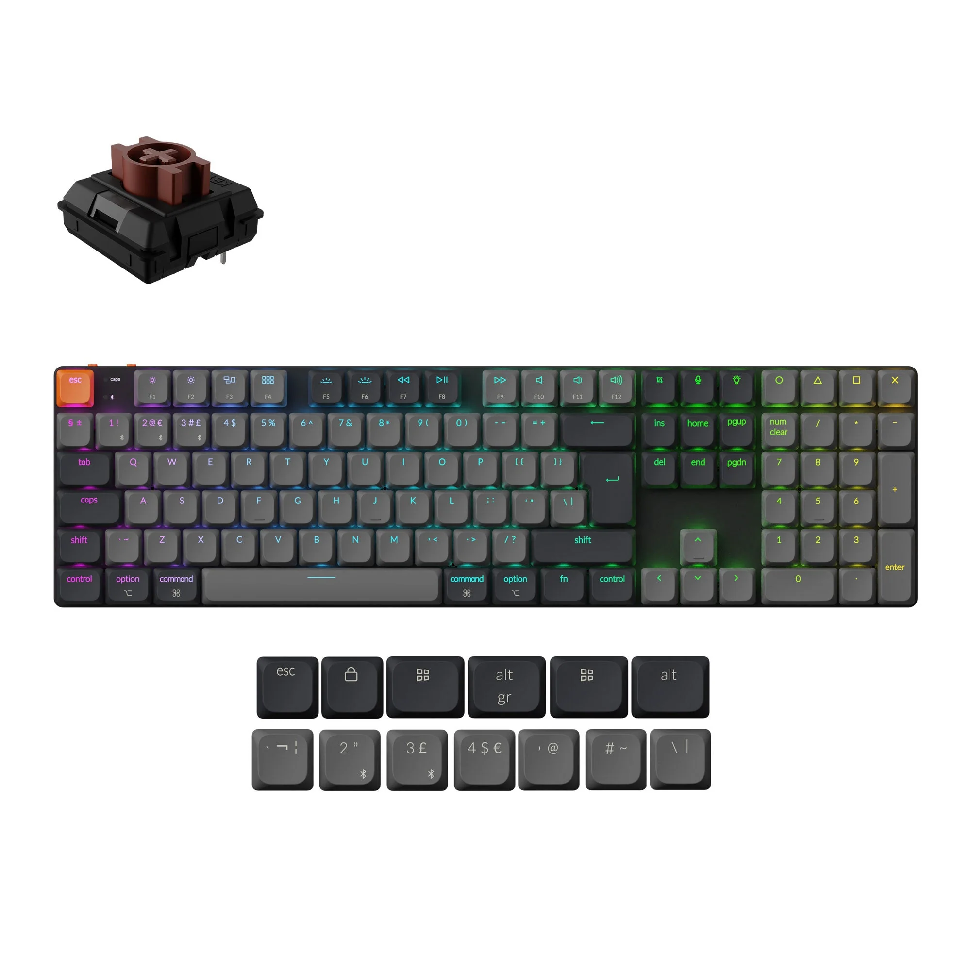 Keychron K5 QMK Wireless Mechanical Keyboard (ISO Layout) - Version 2 - Image 8