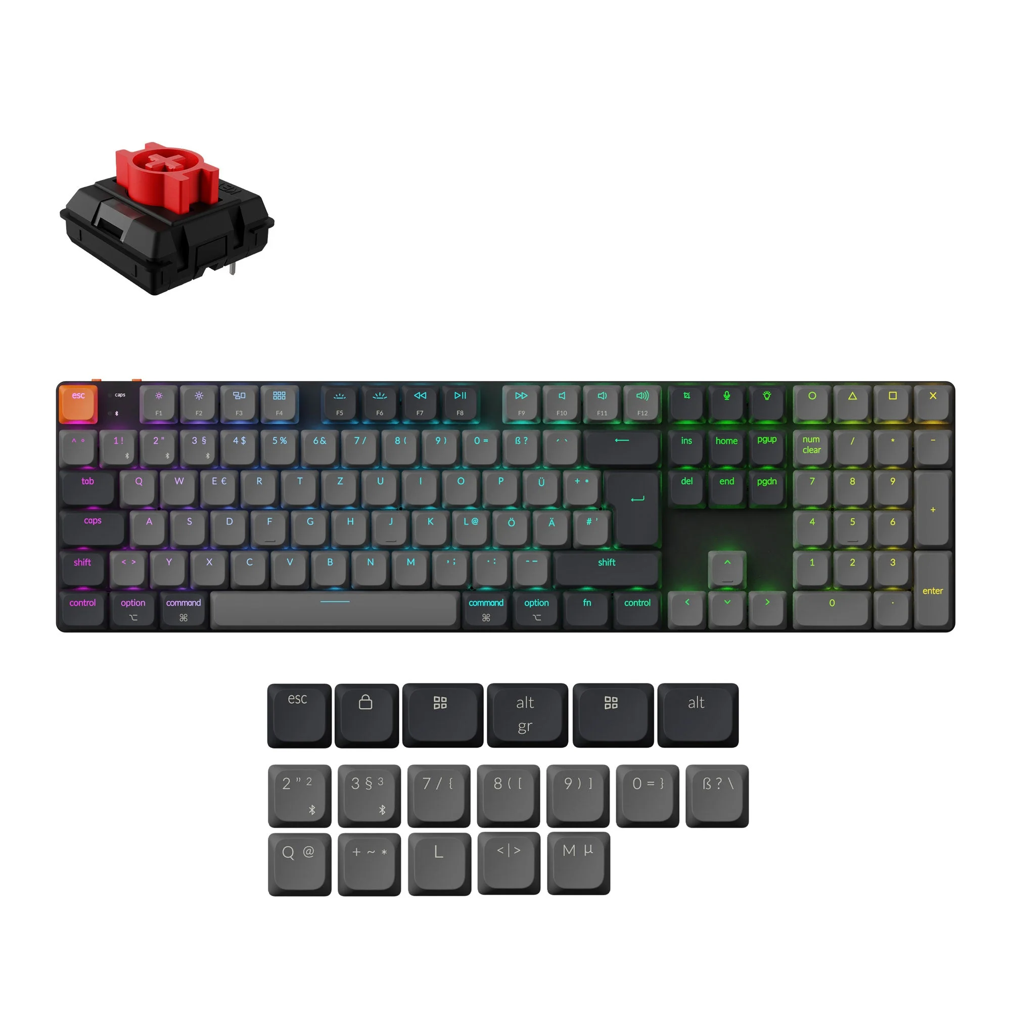 Keychron K5 QMK Wireless Mechanical Keyboard (ISO Layout) - Version 2 - Image 9