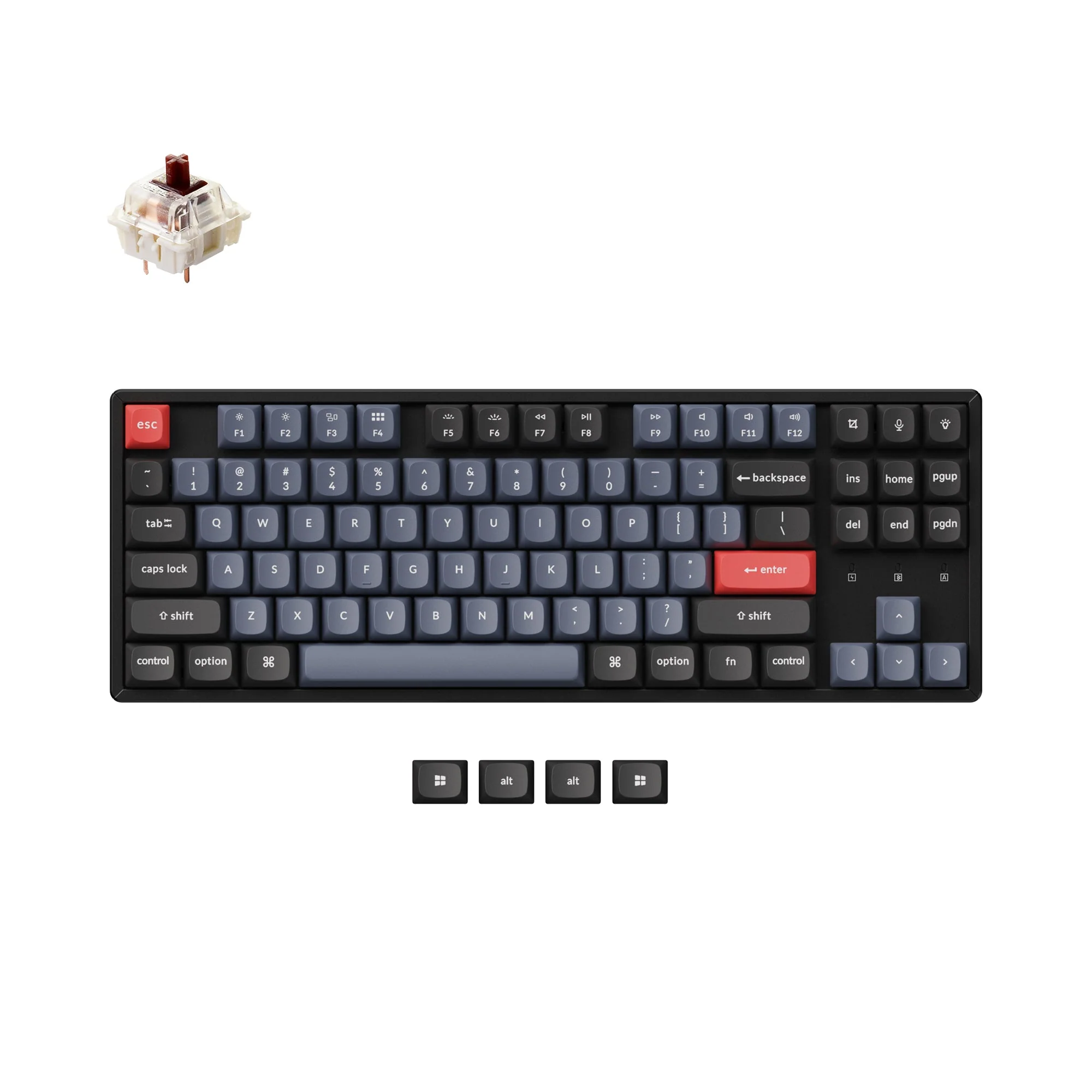 Keychron K8 Pro QMK/VIA Wireless Mechanical Keyboard (US ANSI Layout) - Image 6