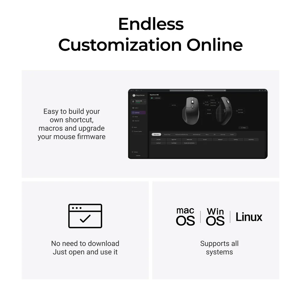 Keychron M6 Wireless Mouse - Image 5