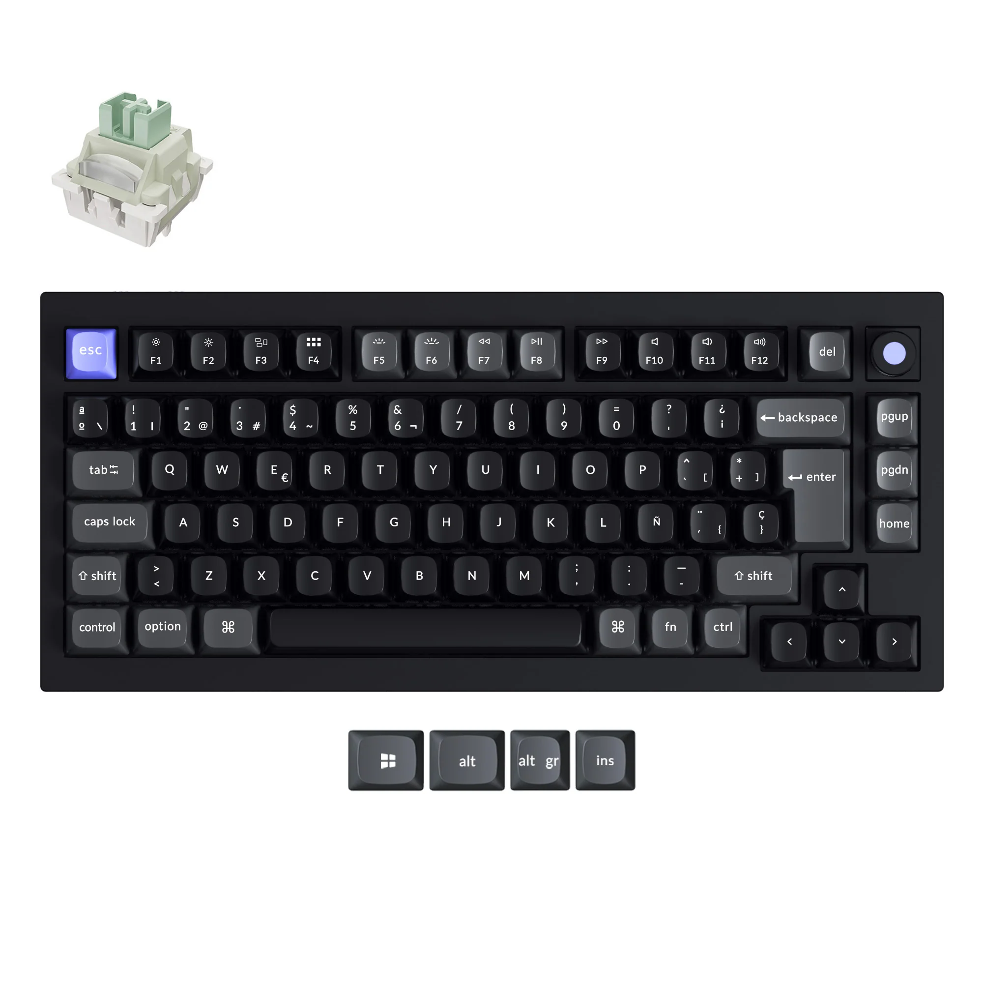 Keychron Q1 HE 8K Wired Magnetic Switch Keyboard ISO Layout Collection - Image 6