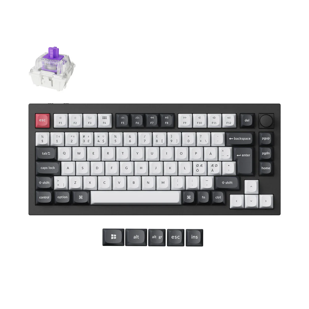 Keychron Q1 HE QMK Wireless Custom Keyboard ISO Layout Collection - Image 3