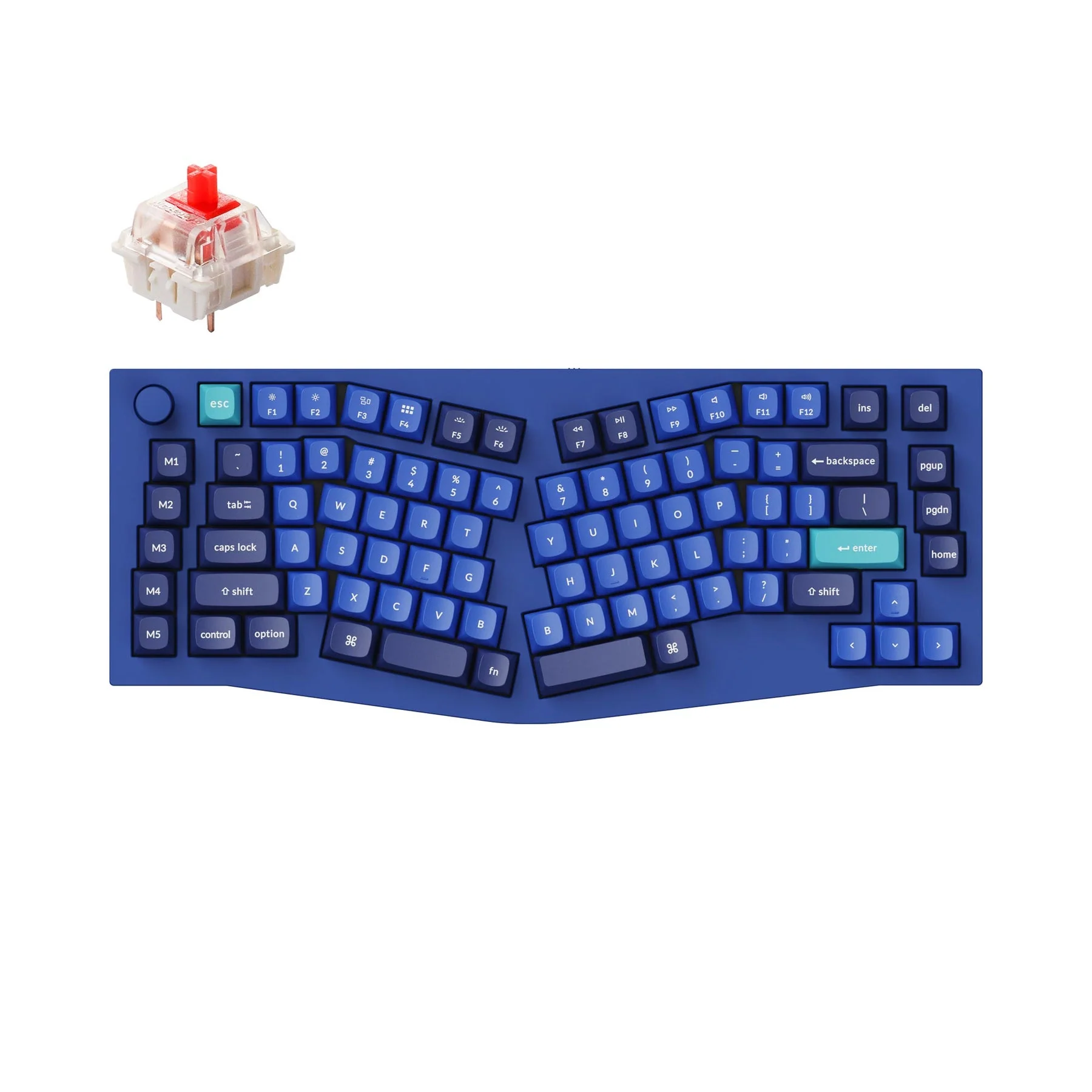 Keychron Q10 (Alice Layout) QMK Custom Mechanical Keyboard (US ANSI Layout) - Image 16
