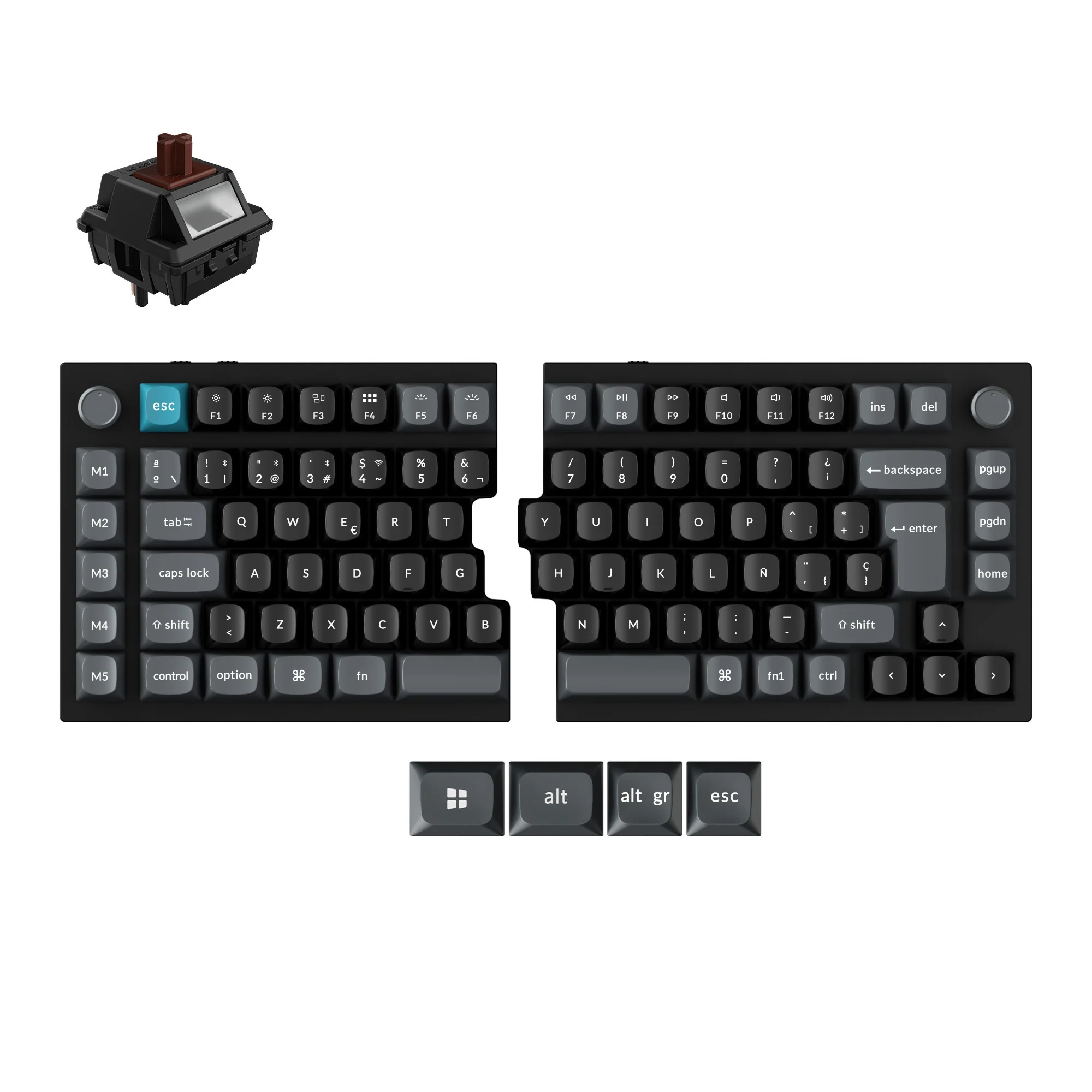 Keychron Q11 Ultra 8K Wireless Custom Mechanical Keyboard ISO Layout Collection - Image 4