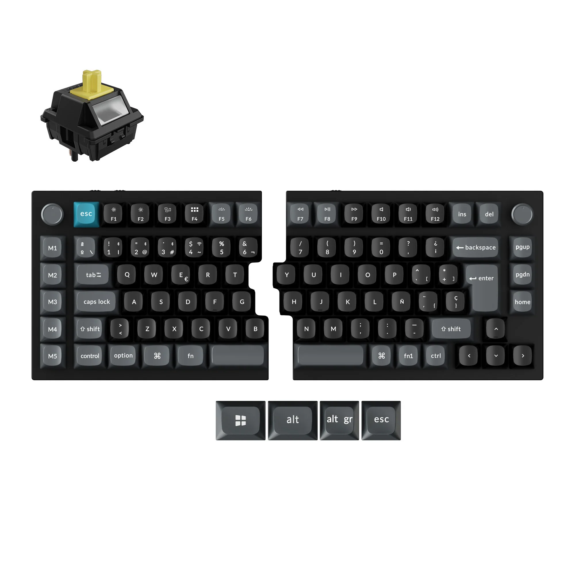 Keychron Q11 Ultra 8K Wireless Custom Mechanical Keyboard ISO Layout Collection - Image 5