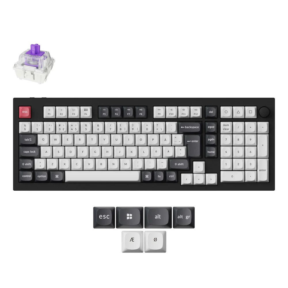 Keychron Q5 HE QMK Wireless Custom Keyboard ISO Layout Collection - Image 4