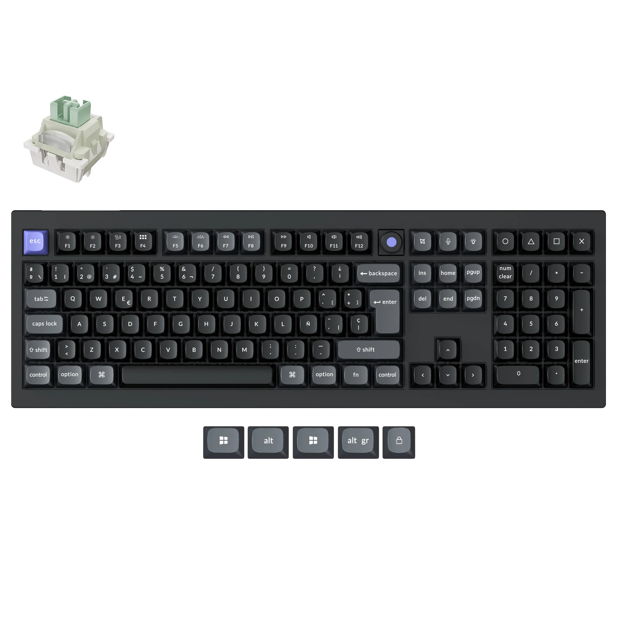 Keychron Q6 HE 8K Wired Magnetic Switch Keyboard ISO Layout Collection - Image 5