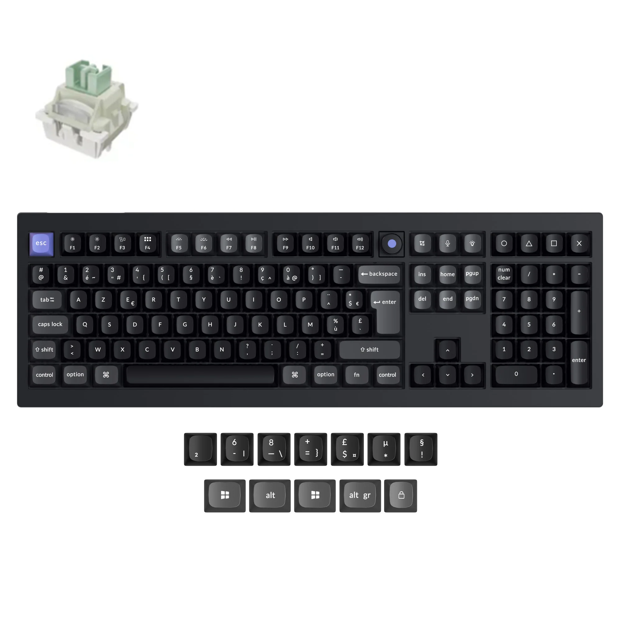 Keychron Q6 HE 8K Wired Magnetic Switch Keyboard ISO Layout Collection - Image 6