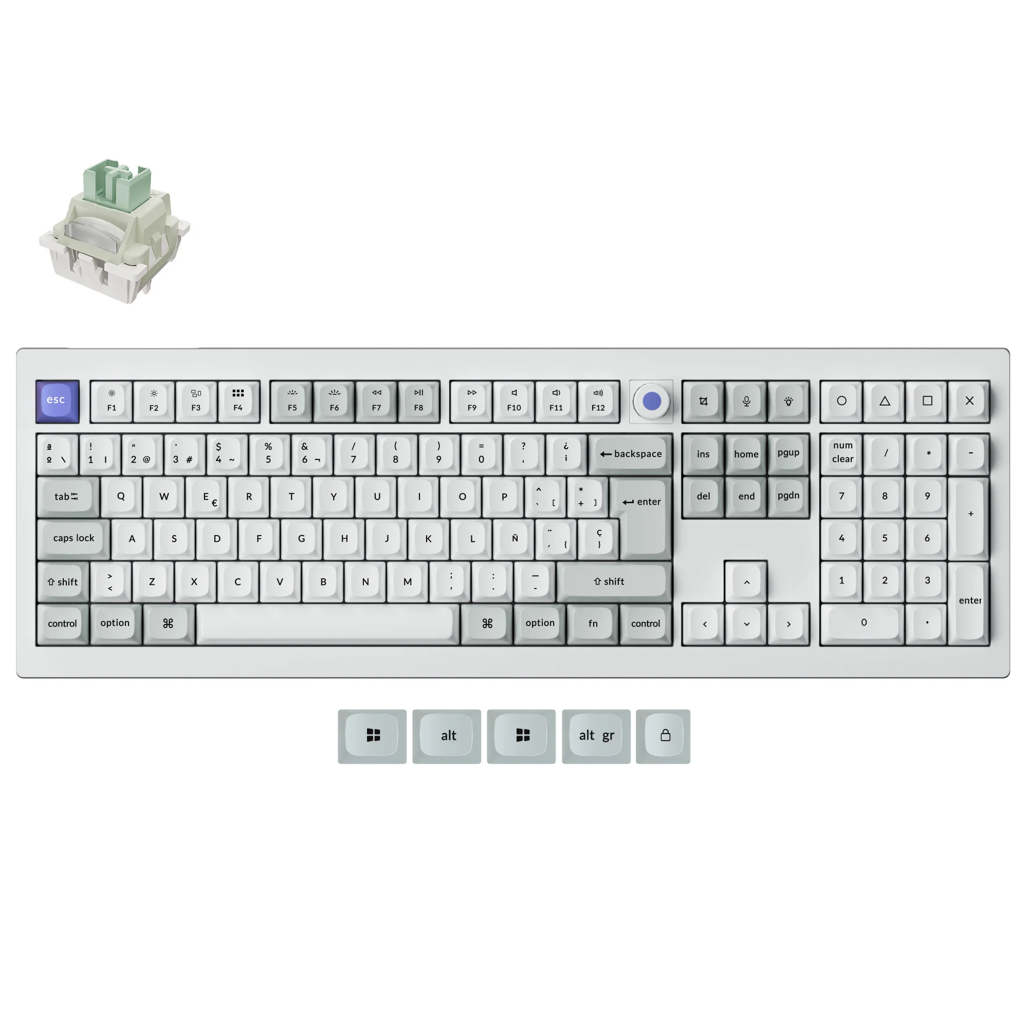 Keychron Q6 HE 8K Wired Magnetic Switch Keyboard ISO Layout Collection - Image 7