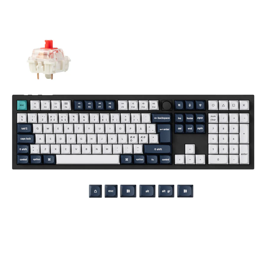 Keychron Q6 Max QMK/VIA Wireless Custom Mechanical Keyboard ISO Layout Collection - Image 7