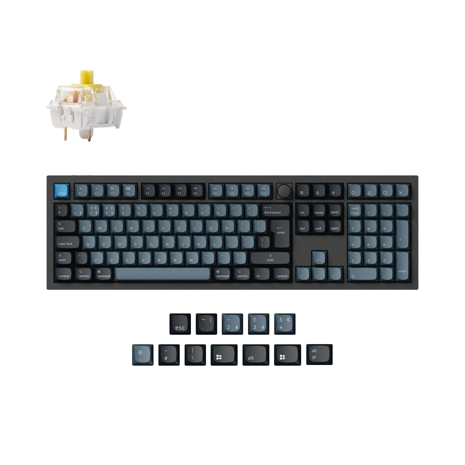 Keychron Q6 Pro QMK/VIA Wireless Custom Mechanical Keyboard ISO Layout Collection - Image 4