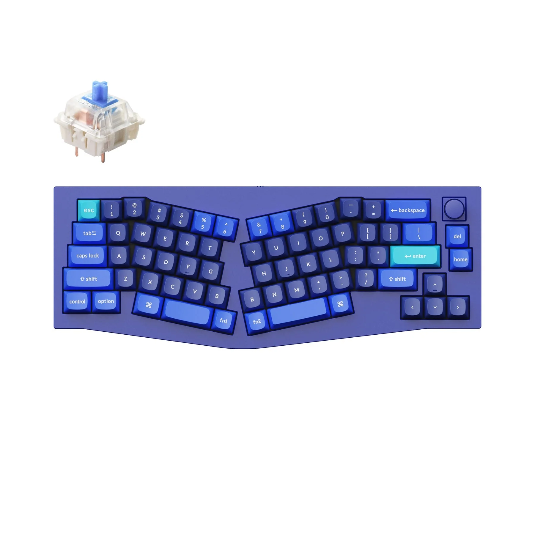 Keychron Q8 (Alice Layout) QMK Custom Mechanical Keyboard (US ANSI Layout) - Image 26