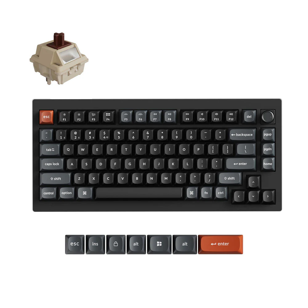 Keychron V1 Ultra 8K Wireless Custom Mechanical Keyboard (US ANSI Layout) - Image 10