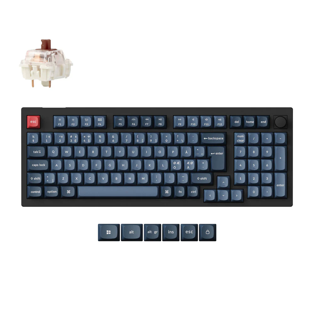 Keychron V5 Max QMK Wireless Custom Mechanical Keyboard ISO Layout Collection - Image 11