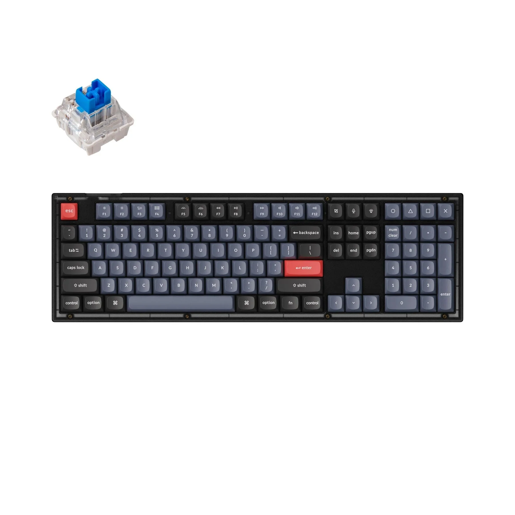 Keychron V6 QMK Custom Mechanical Keyboard (US ANSI Layout) - Image 2