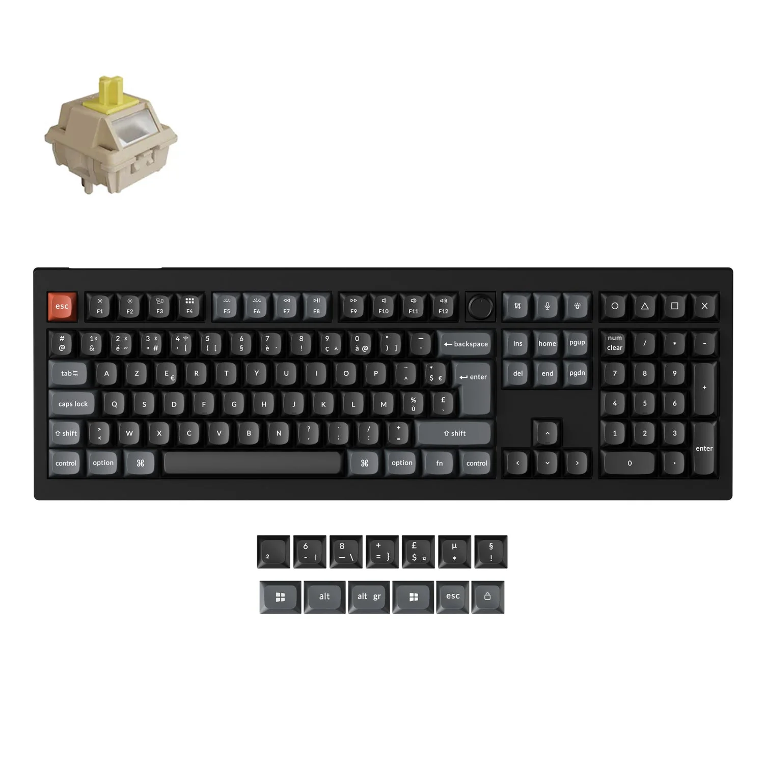 Keychron V6 Ultra 8K Wireless Custom Mechanical Keyboard ISO Layout Collection - Image 10