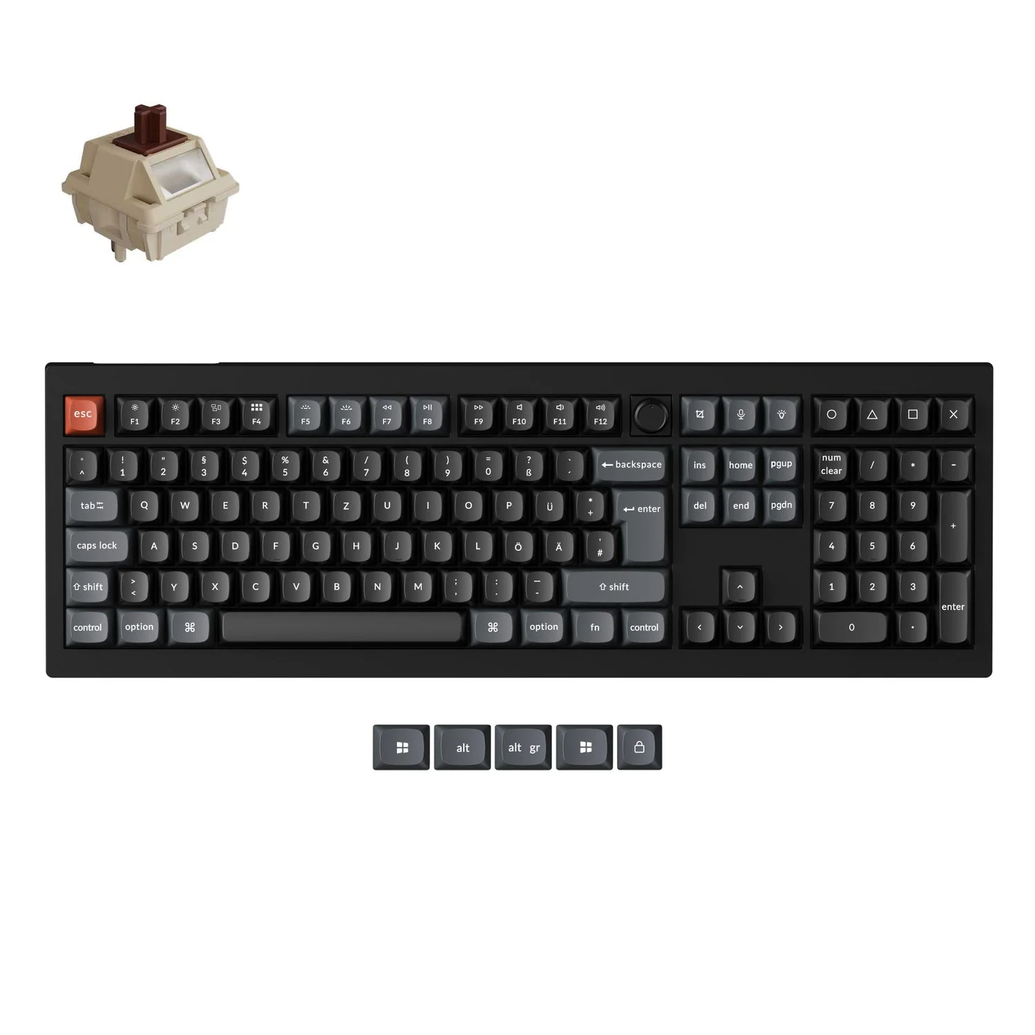 Keychron V6 Ultra 8K Wireless Custom Mechanical Keyboard ISO Layout Collection - Image 12