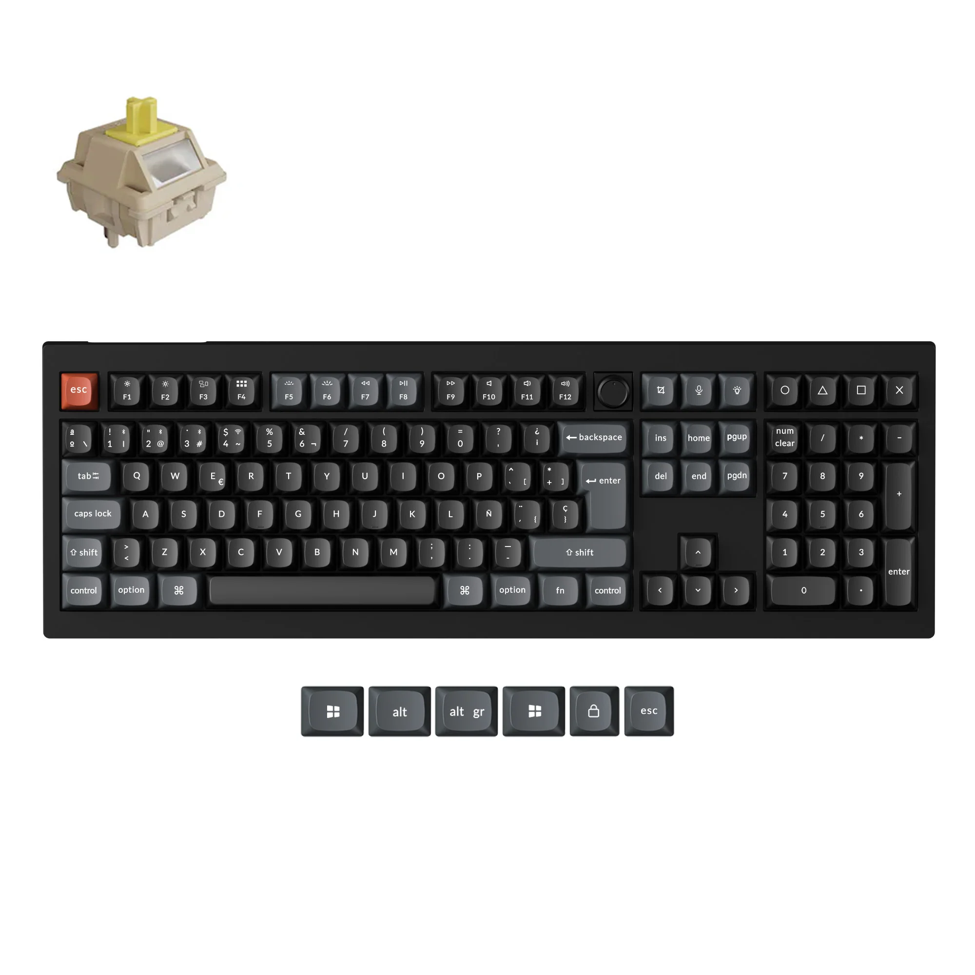 Keychron V6 Ultra 8K Wireless Custom Mechanical Keyboard ISO Layout Collection - Image 6