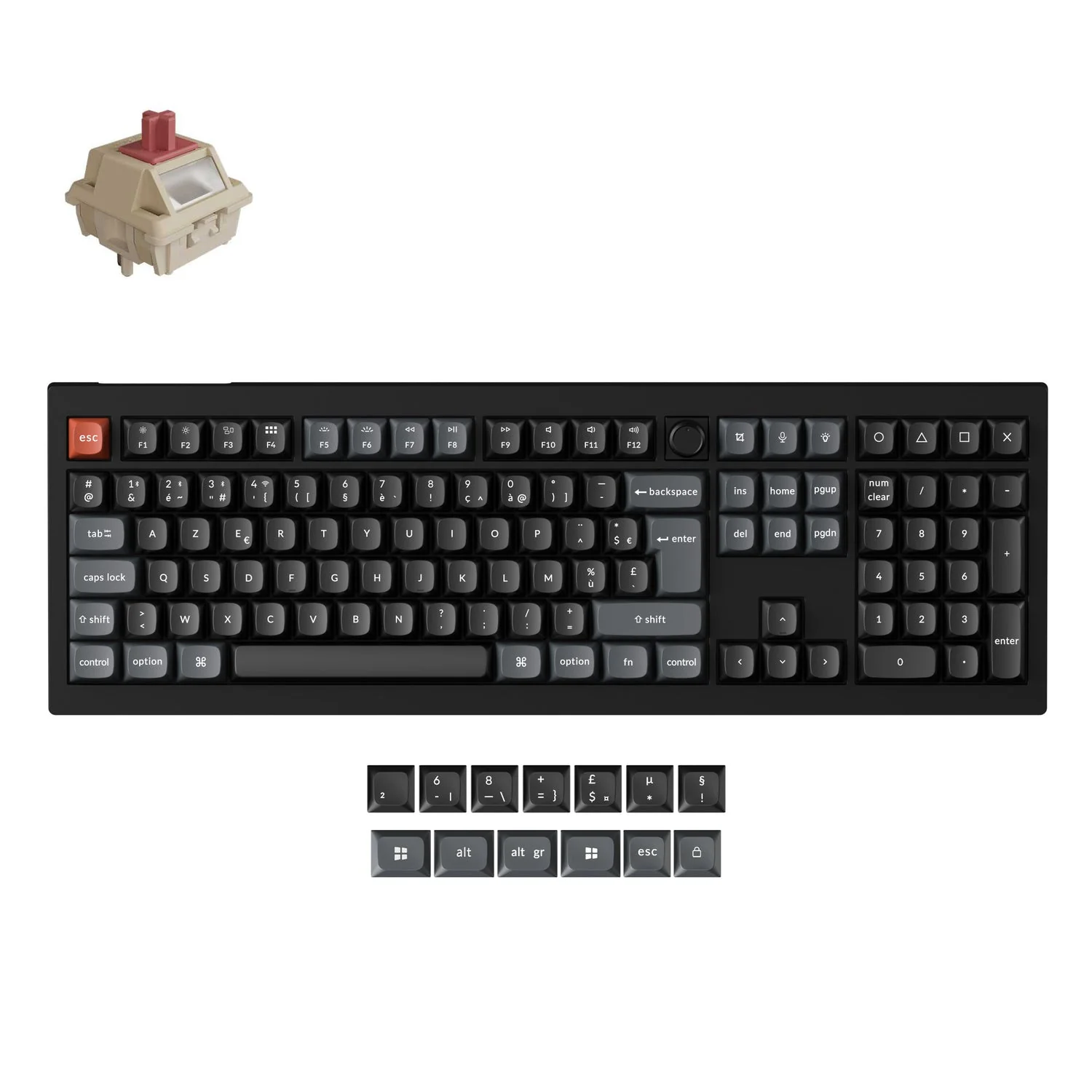 Keychron V6 Ultra 8K Wireless Custom Mechanical Keyboard ISO Layout Collection - Image 8