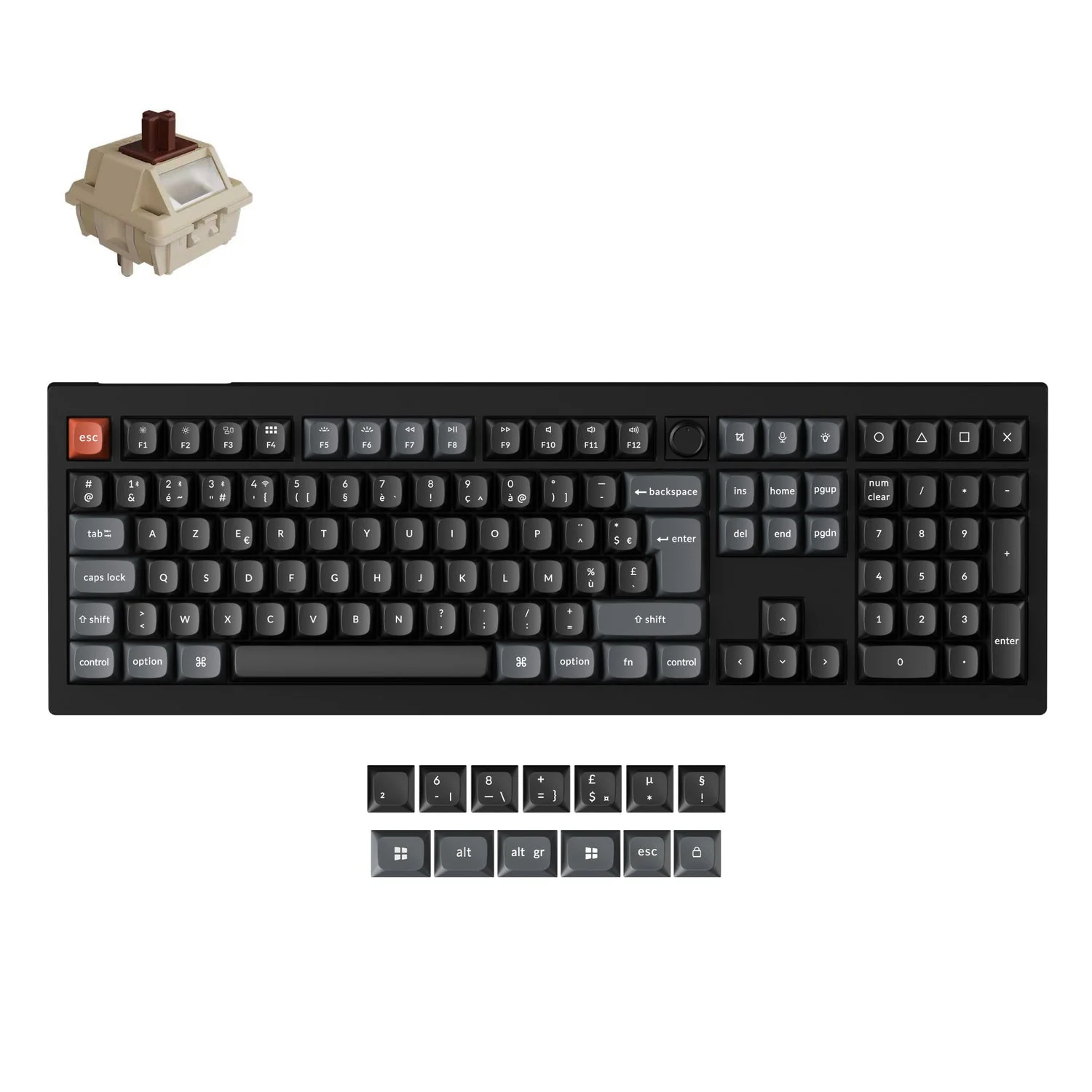 Keychron V6 Ultra 8K Wireless Custom Mechanical Keyboard ISO Layout Collection - Image 9